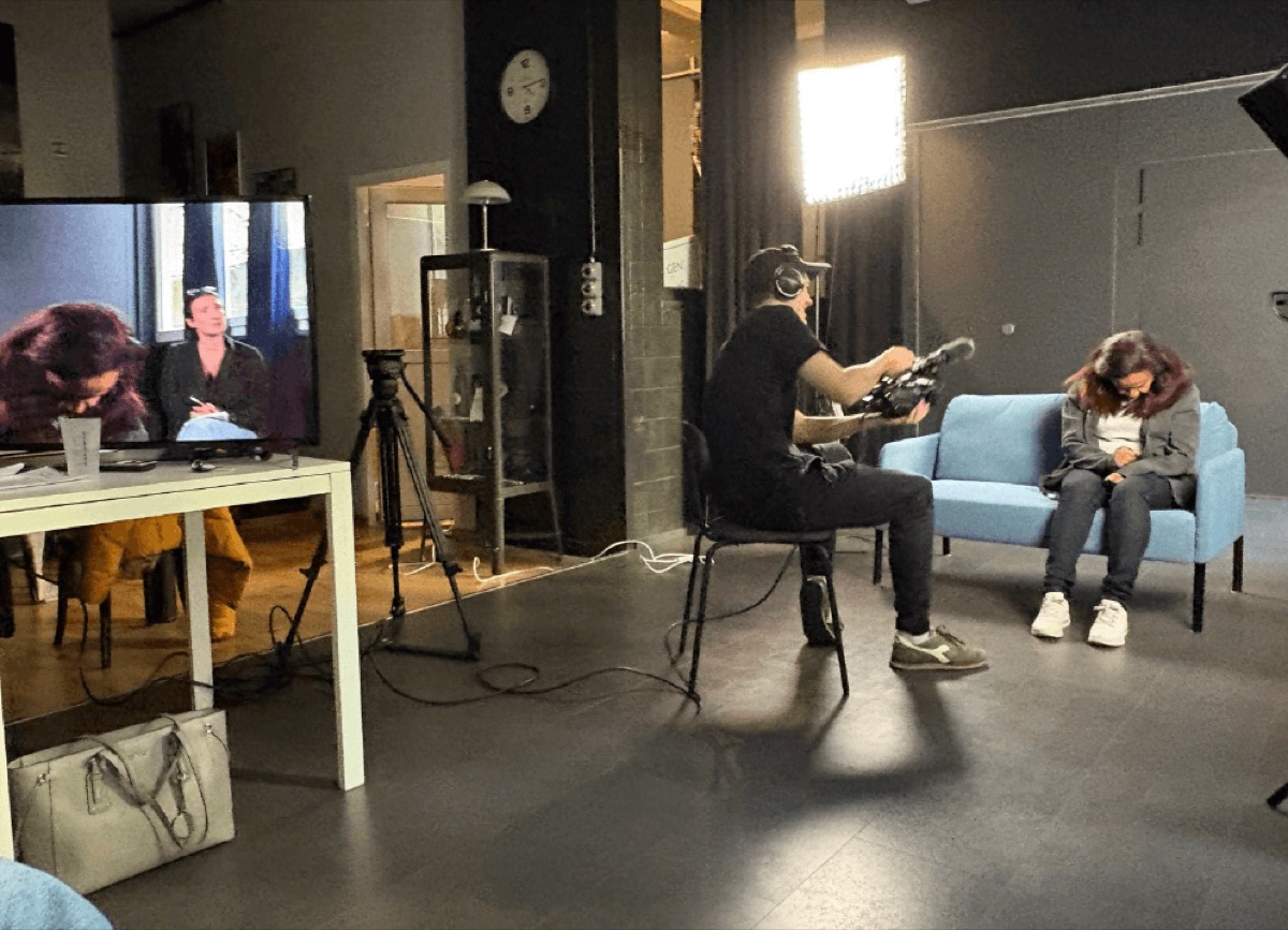 Plateau de tournage en studio